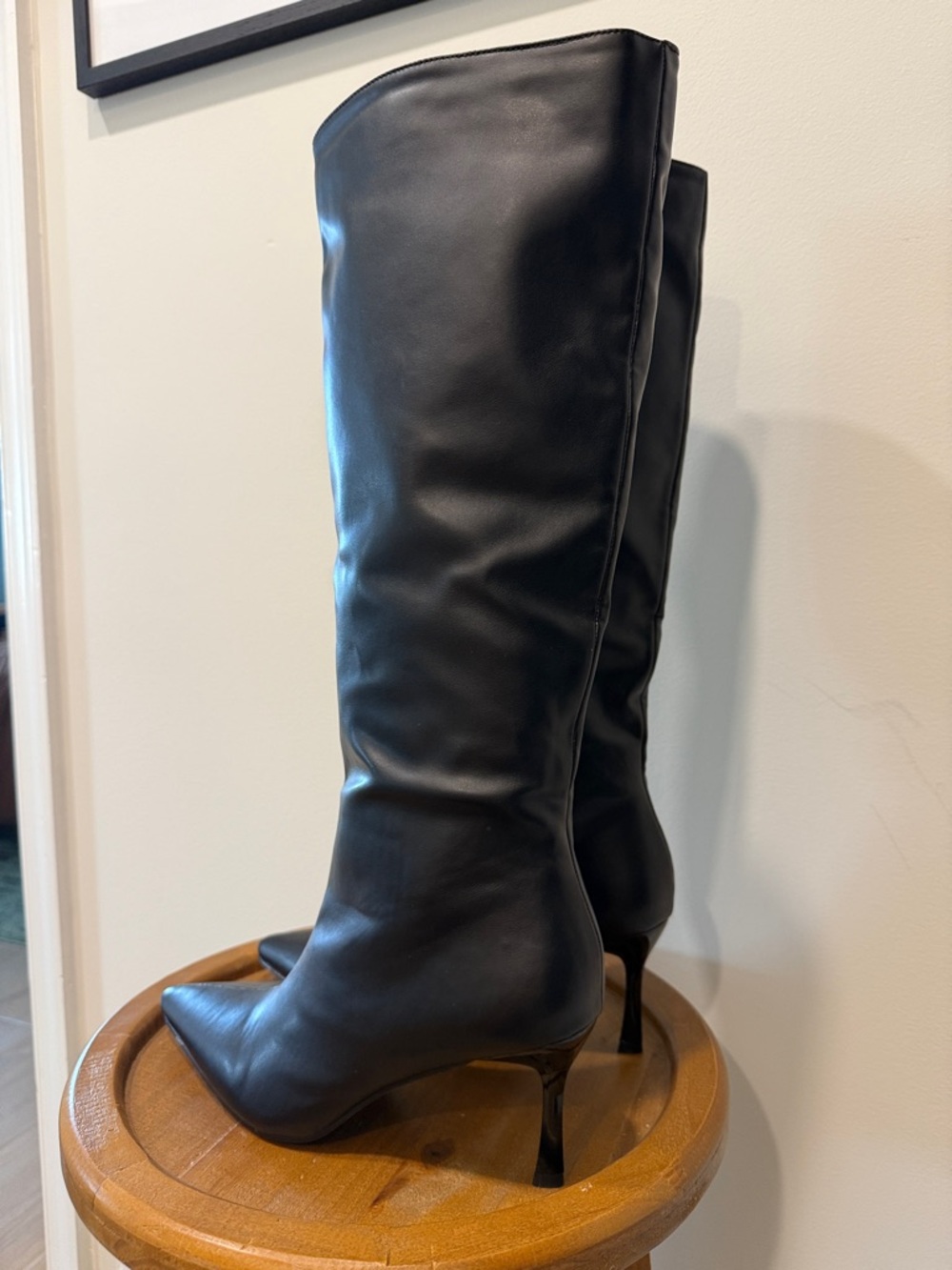 Simmi London - Daija Knee High Leather Boots - Picture 6 of 12